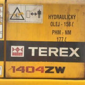 foto 18t dvoucestný kolej. bagr mobilní Terex 1404 ZW pouze na export
