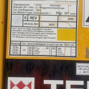 foto 18t dvoucestný kolej. bagr mobilní Terex 1404 ZW pouze na export