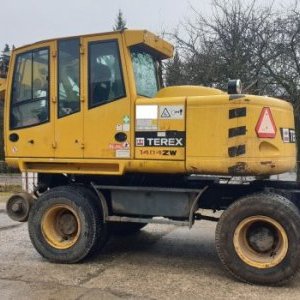 foto 18t dvoucestný kolej. bagr mobilní Terex 1404 ZW pouze na export